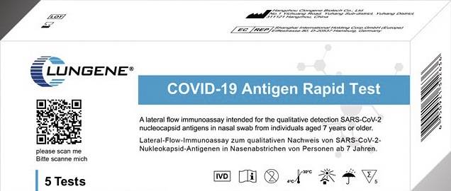 Corona Antigen Schnelltest Clungene Covid-19 Antigen Test Schnelltest f.Laien-0