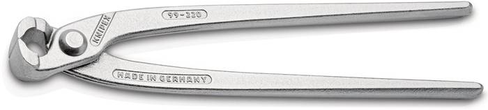 Knipex 99 04 220 Monierzange 9904220 220mm D2,4mm glanzverzinkt-0