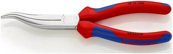 Mechanikerzange L.200mm Form 3 geschweift Mehrkomp.-Hülle verchr.KNIPEX
