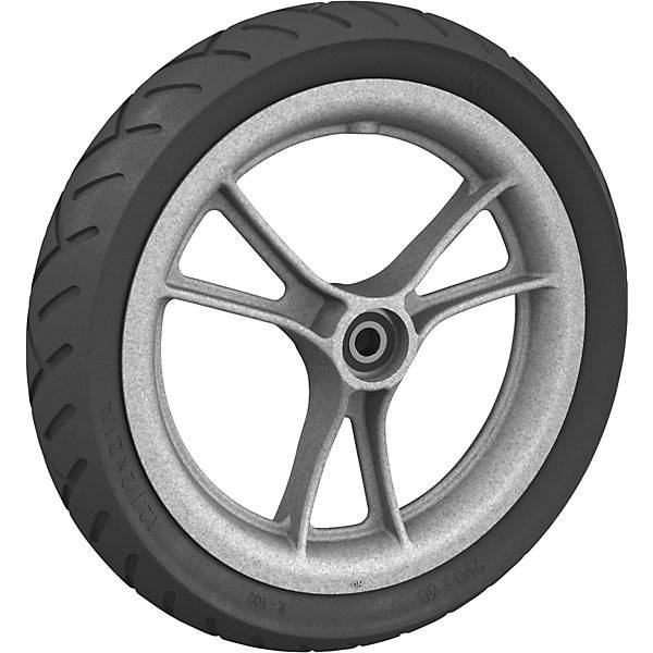 Speichenrad mit PU-Bereifung Racingprofil Kunststofffelge Rad-ØxB 290 x 60 mm grau ab 4 Stk. Rolko Kohl