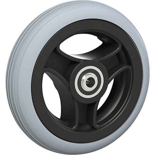 Speichenrad mit PU-Bereifung spurlos Rad-Ø x Breite 125 x 30 mm ab 4 Stk. Rolko Kohl Grueber GmbH 65213949-0