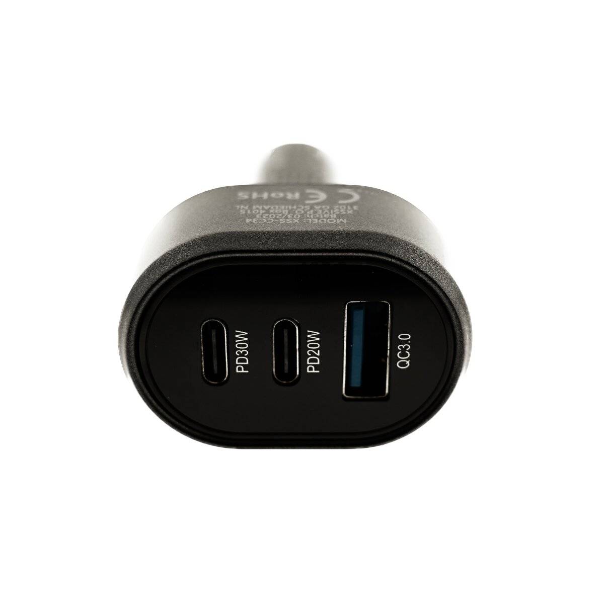PD 50W Ultraschnell Zigarettenzünder KfZ Ladegerät Ice Blue Lightning-1