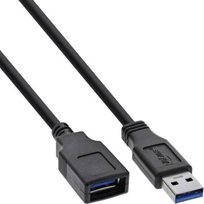InLine® USB 3.2 Gen.1 Kabel, A Stecker / Buchse, 2m-0