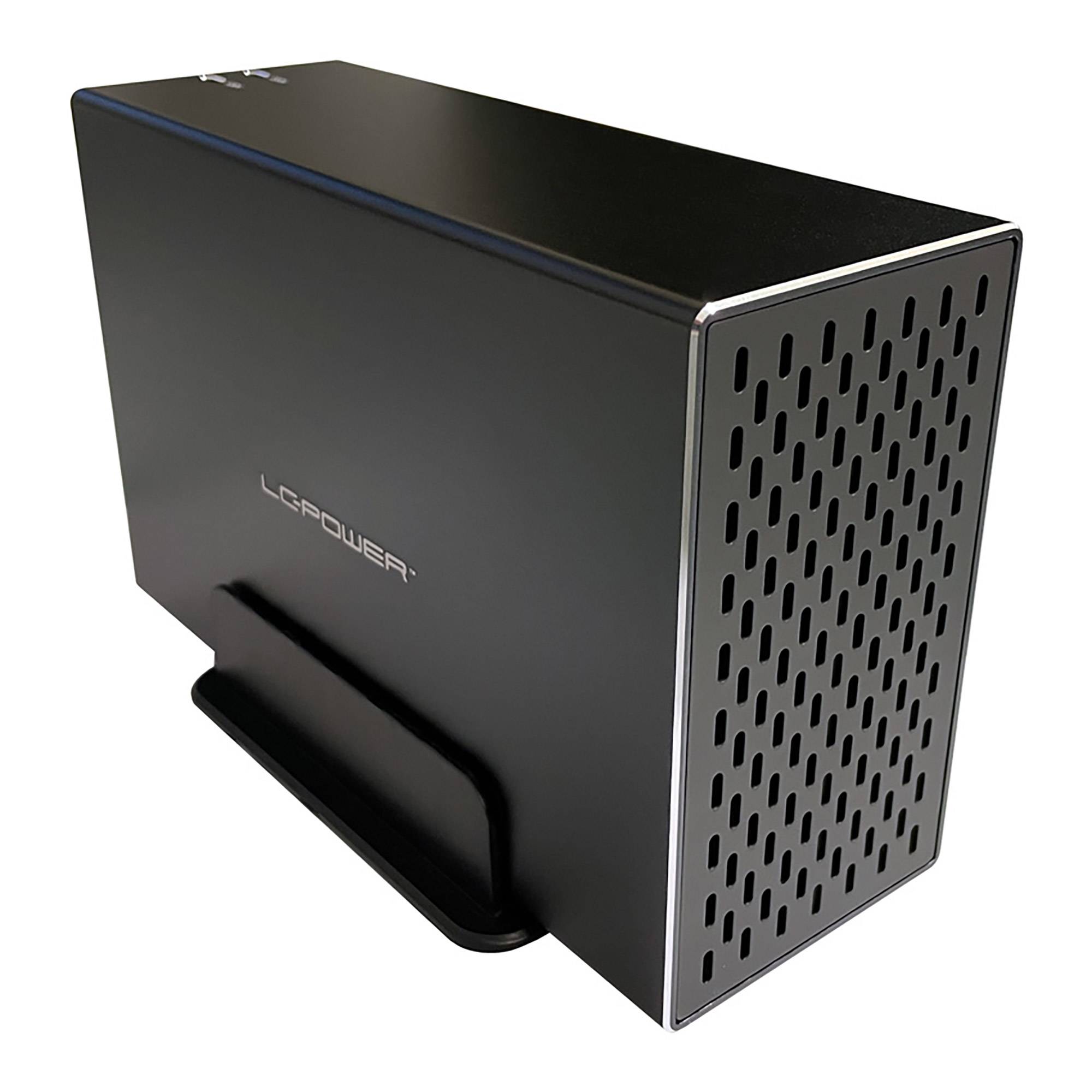 LC-Power LC-35U3-RAID-2, externes 2-fach 3,5"-SATA-Festplattengehäuse mit RAID-1