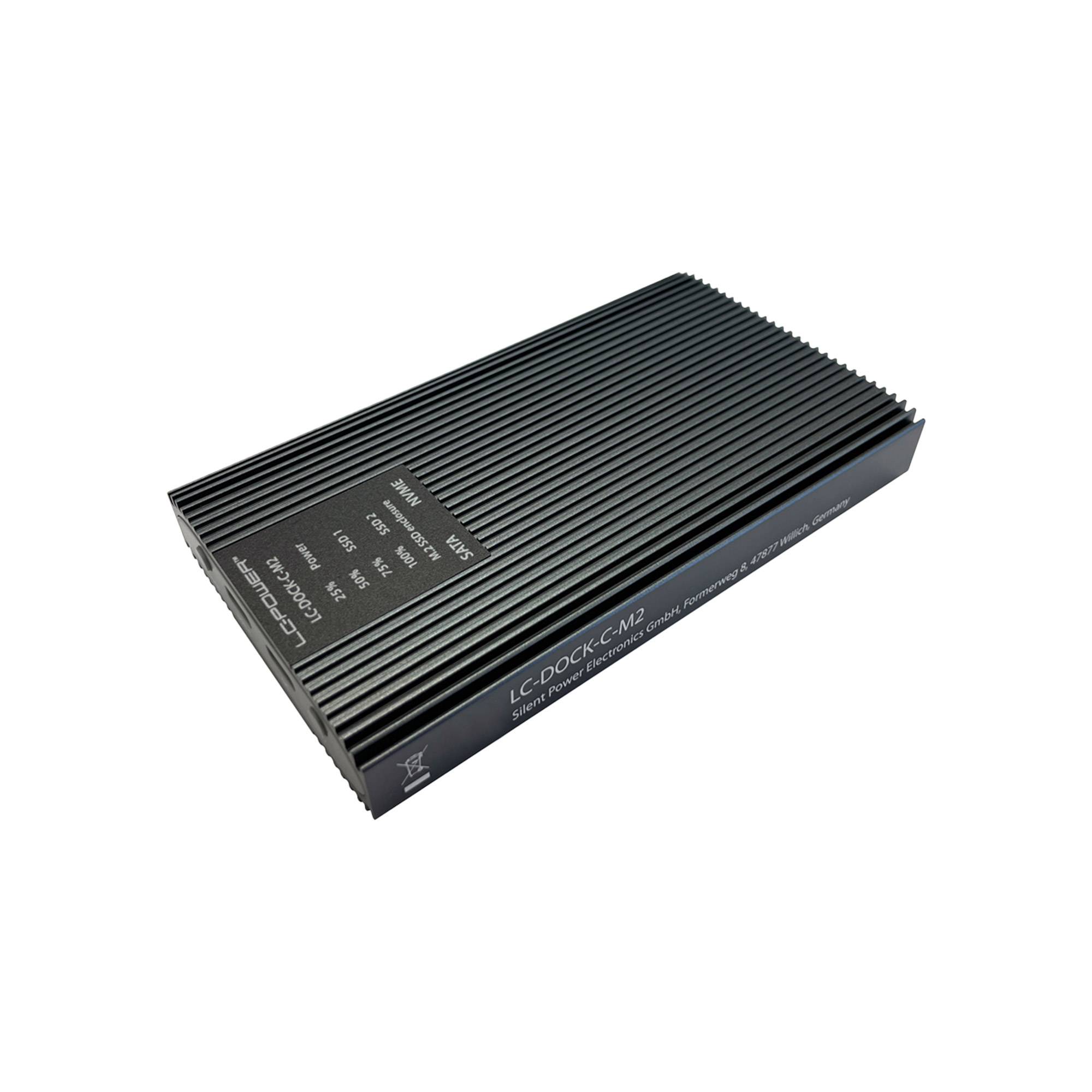 LC-Power Dockingstation USB 3.2 8.89cm/3.5" SATA-HDD - Grau-1