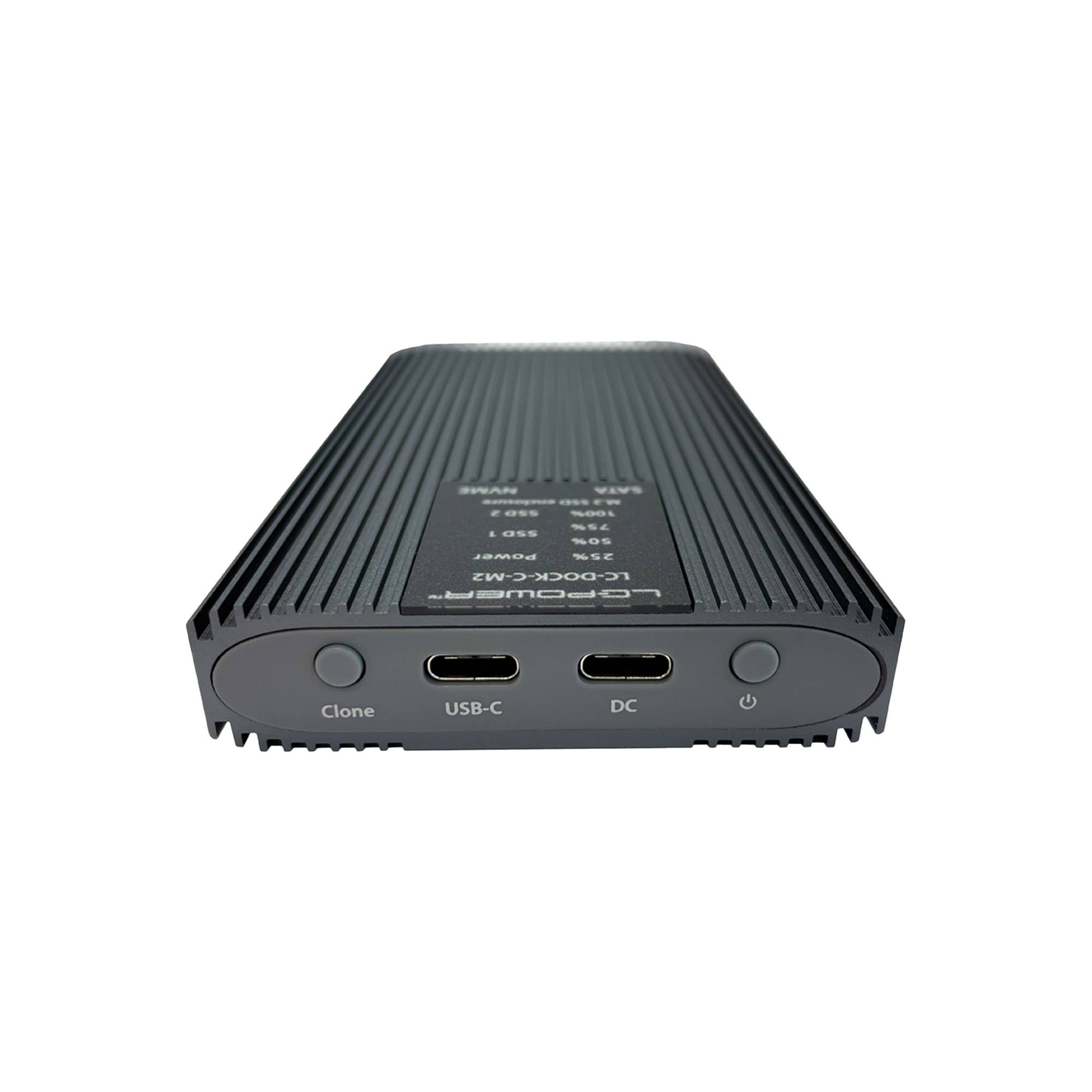 LC-Power Dockingstation USB 3.2 8.89cm/3.5" SATA-HDD - Grau-2