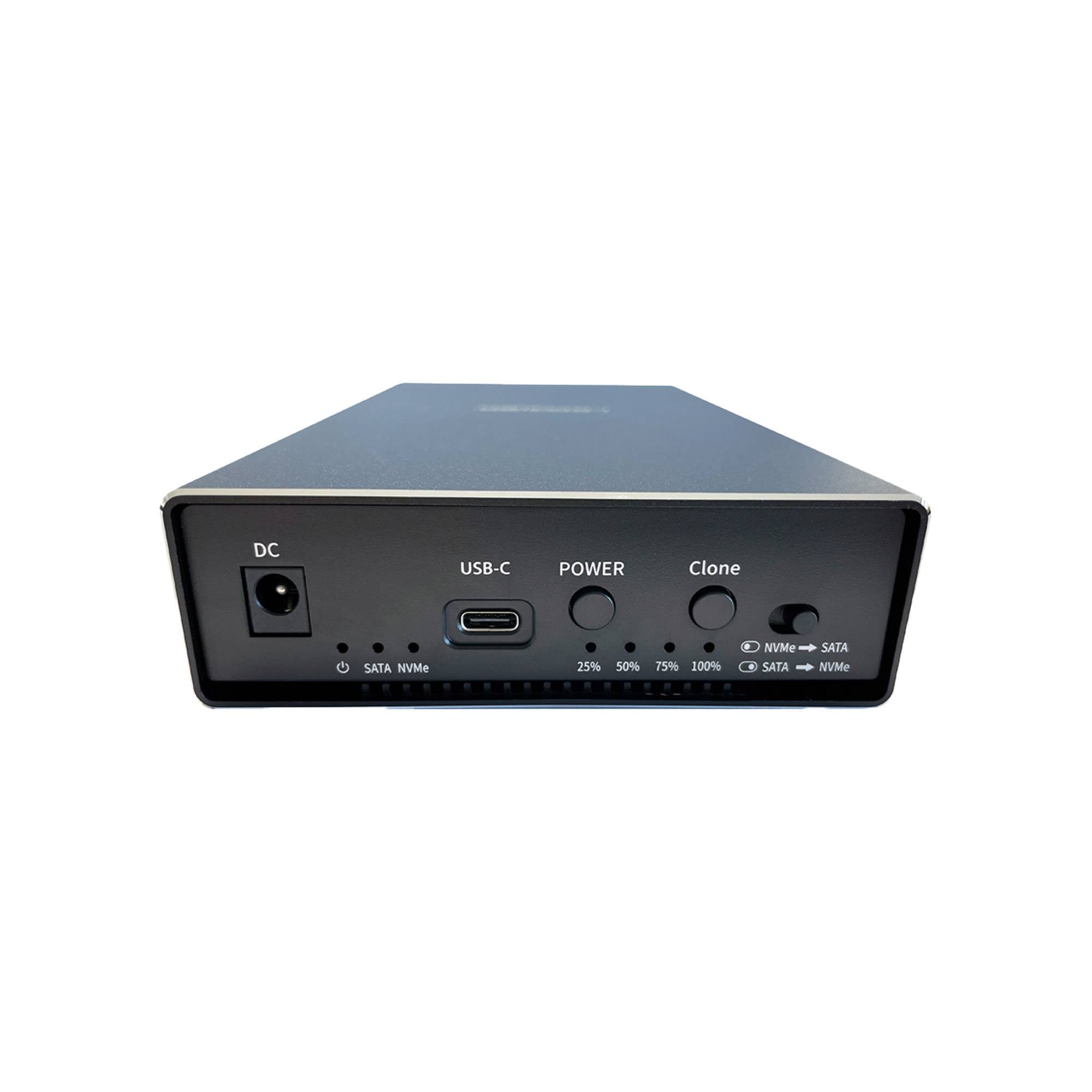 LC-POWER - LC Power LC-DOCK-C-35-M2 - HDD / SSD Dockingstation - M.2 - 2 Sender/Kanal - M.2 Card (PCIe NVMe & SATA)-3