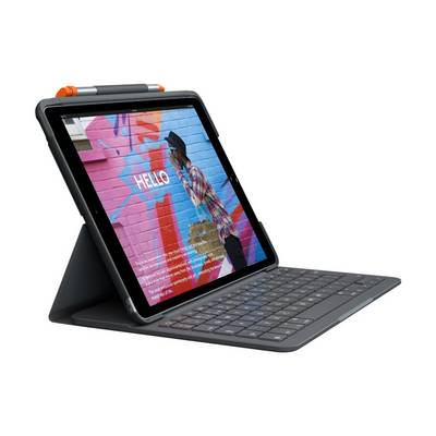 Logitech Slim Folio - Tastatur und Foliohülle - TL: Spanisch, QWERTY-0
