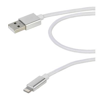 VIVANCO Hochwertige Lightning Kabel, USB A auf Lightning Stecker, max. Übertragungsrate: 480 Mbit/s, kompatibel mit App