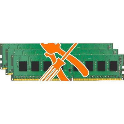 Upgrade auf 32 GB mit 3x 8 GB DDR4-2666 Kingston DIMM Arbeitsspeicher (KVR26N19S8/8-X3-UPGRADE-32GB)