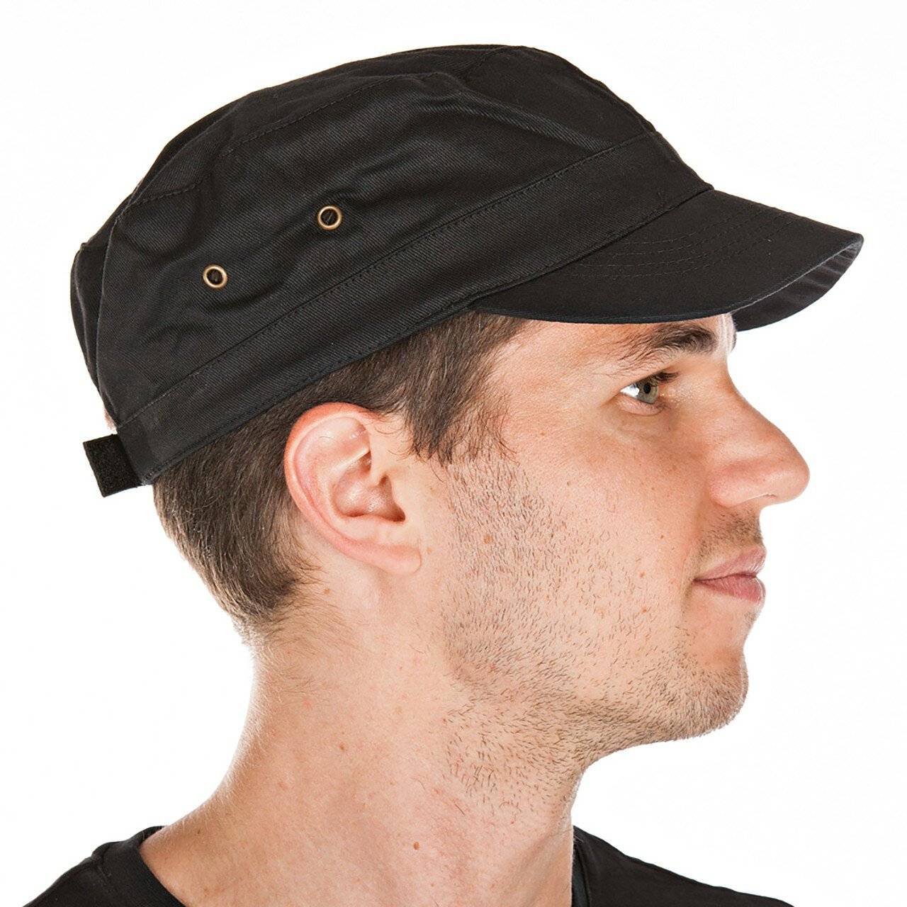 Hygostar Army Cap, schwarz 100% Baumwolle-0