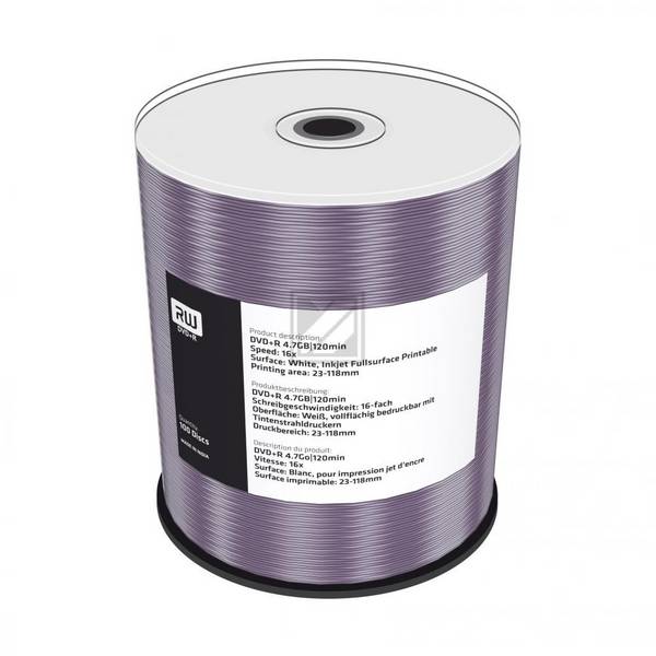MEDIARANGE DVD+R 4.7GB 16x IW (100) CB