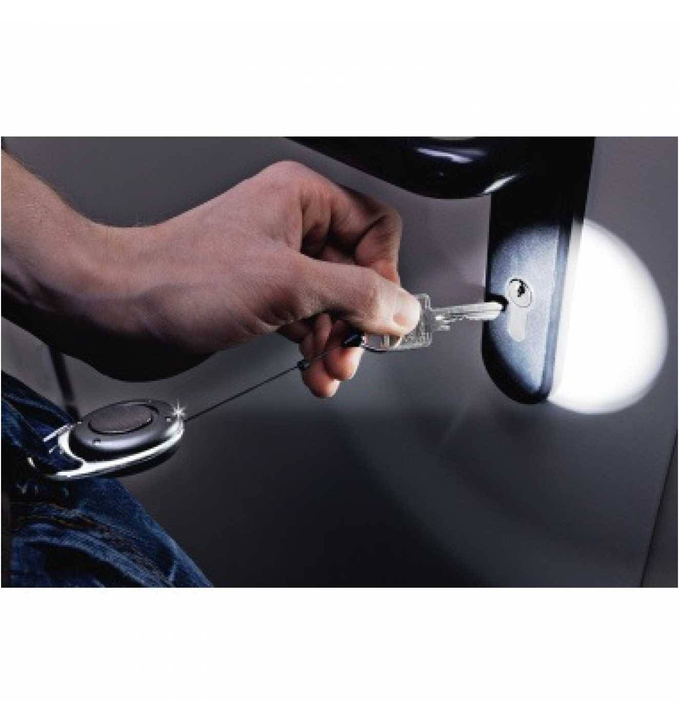 DURABLE Aufrollmechanismus LED STYLE 819801 Leuchte sw-1