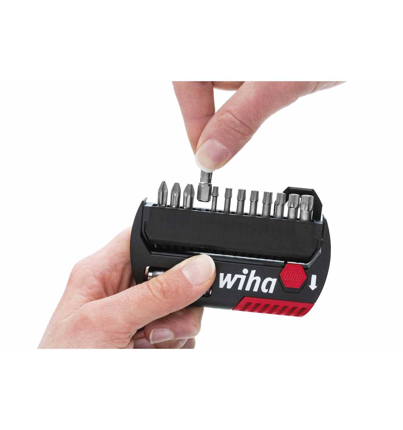 WIHA - FlipSelector Standard - 12 Stück(e) - Phillips - Pozidriv - Torx - Polyester - PH2 PZ1 PZ2 PZ3 T15 T20 T25 T10 T3-2