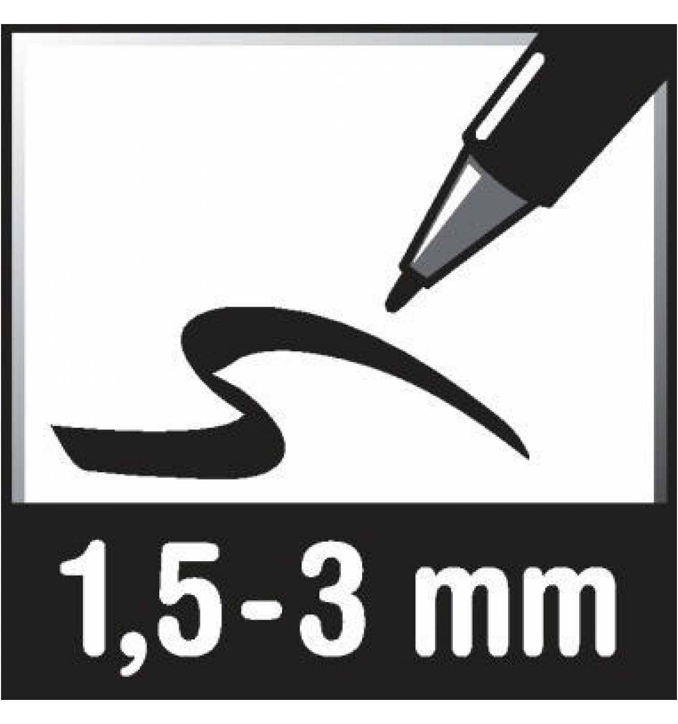 edding Boardmarker 250 4-250004 1,5-3mm Rundspitze nachfüllbar gn-3