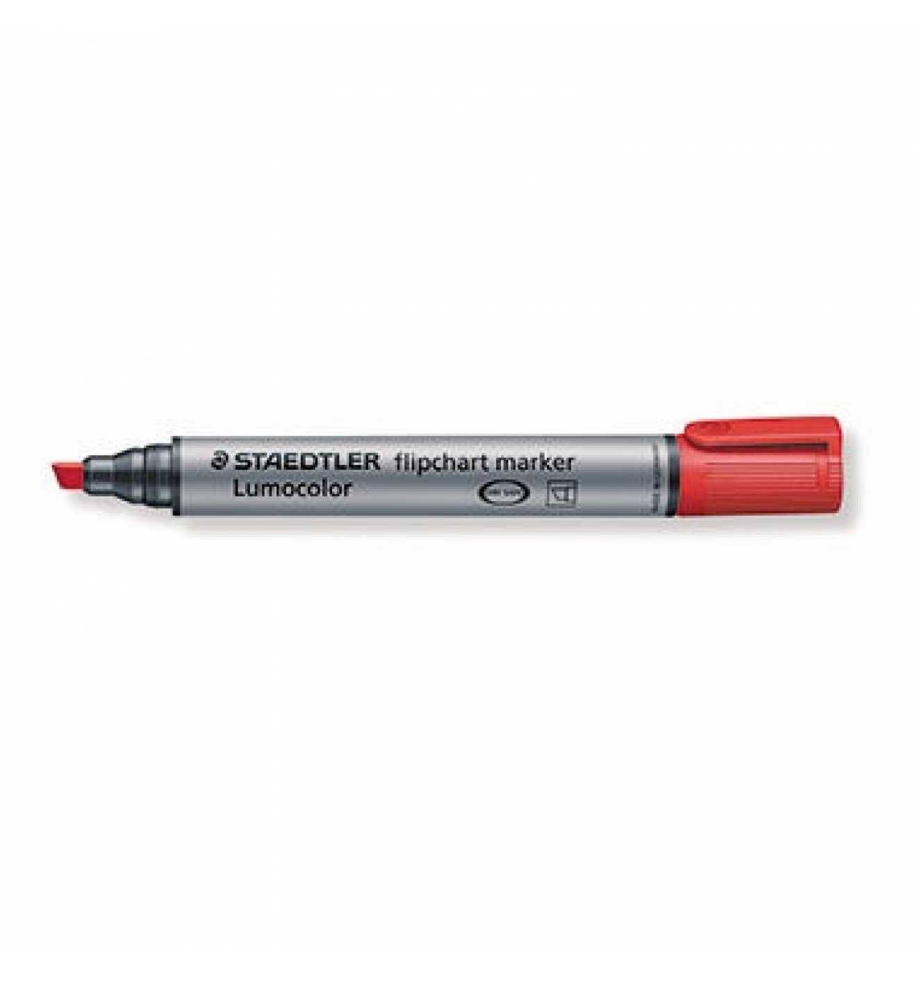 STAEDTLER Flipchartmarker Lumocolor 356 B-2 2-5mm Keilspitze rot-0