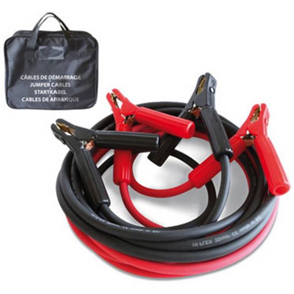 Starthilfekabelset CU-Kabel Länge 2x4,5m D.35qm inkl. Polklemme vollisoliert