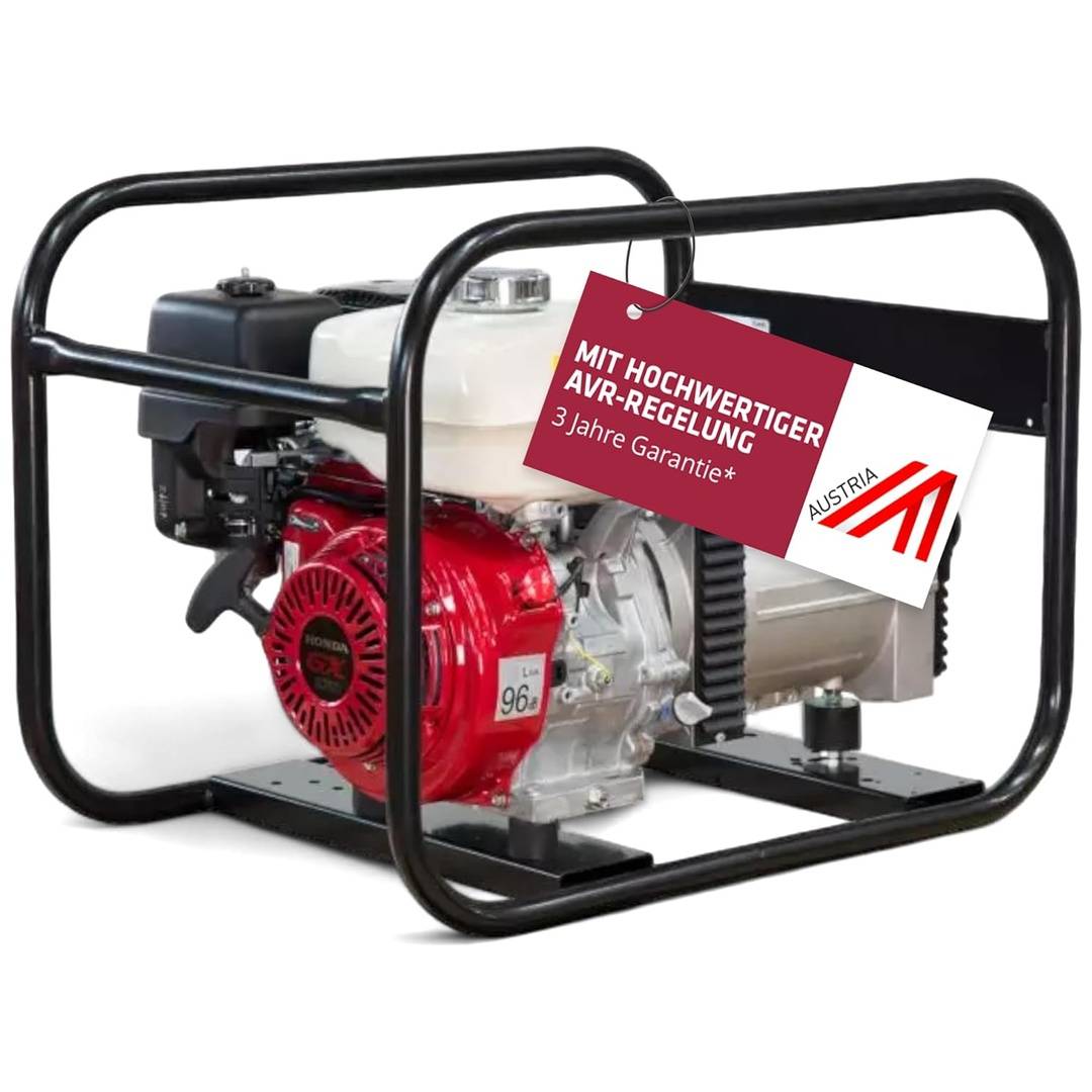 Stromerzeuger SEB 4100WE-AVR Motorleistung 5,8kW m.HONDA-Motor GX270 Benzin-0