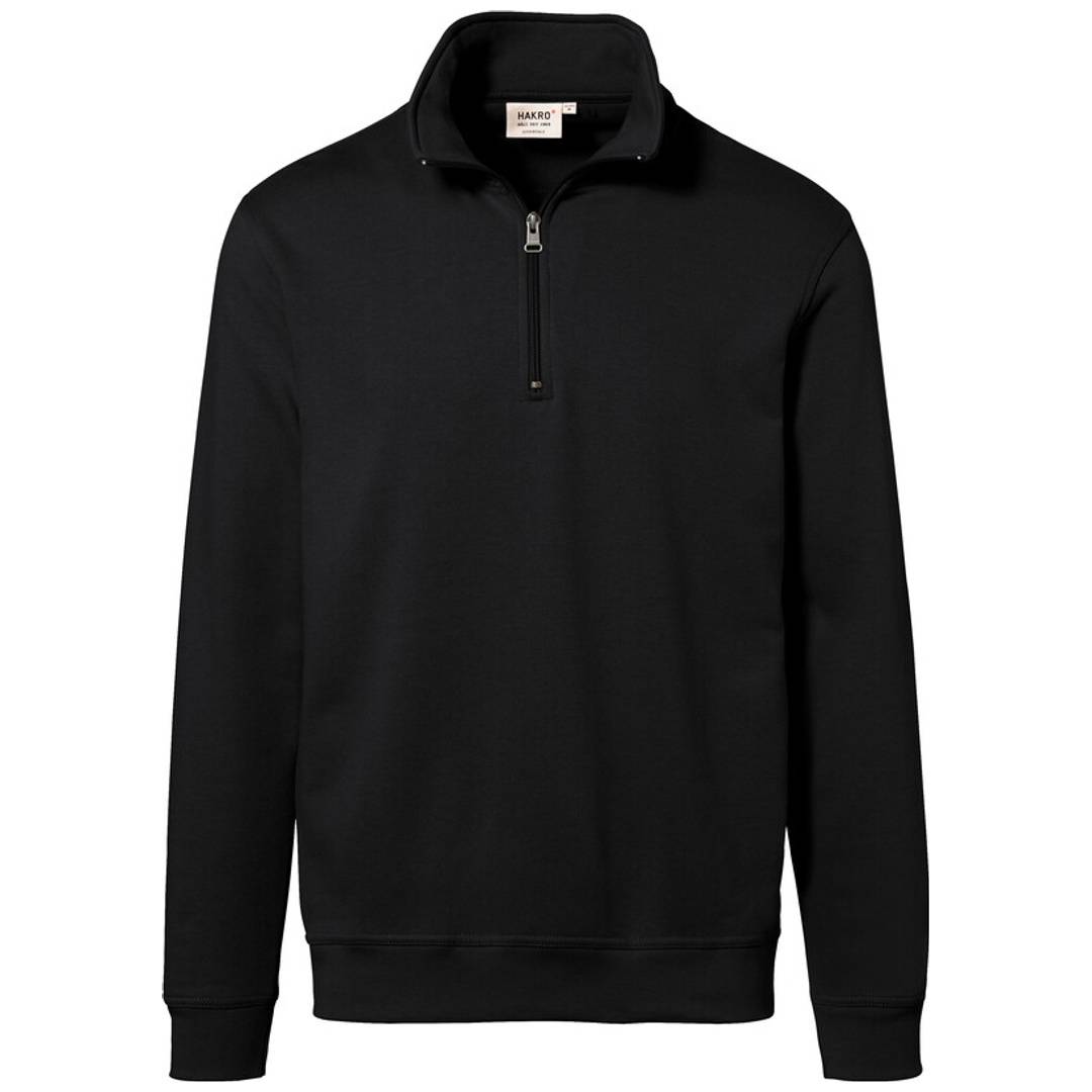 HAKRO Zip Sweatshirt Premium #451 Gr. 6XL schwarz