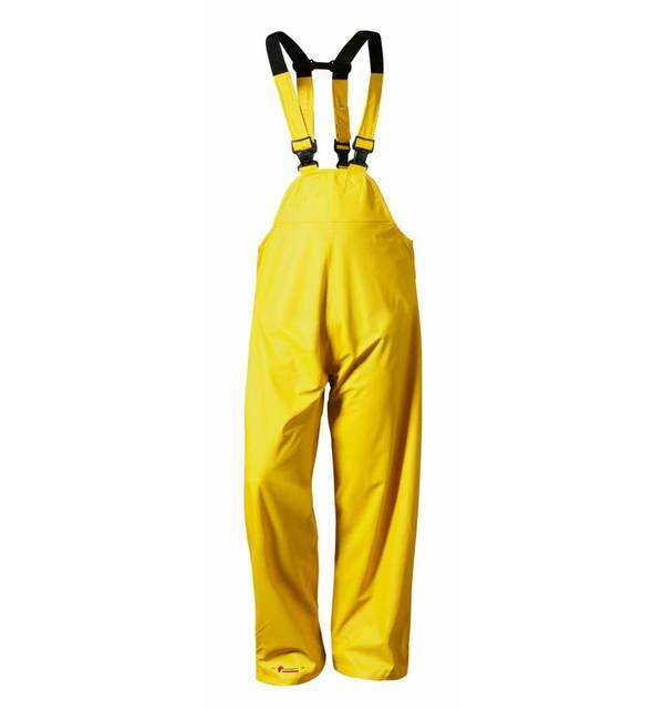 Gr .2XL (62/64) *HALMSTAD*  PU-STRETCH-LATZHOSE gelb *HALMSTAD* PU dungarees