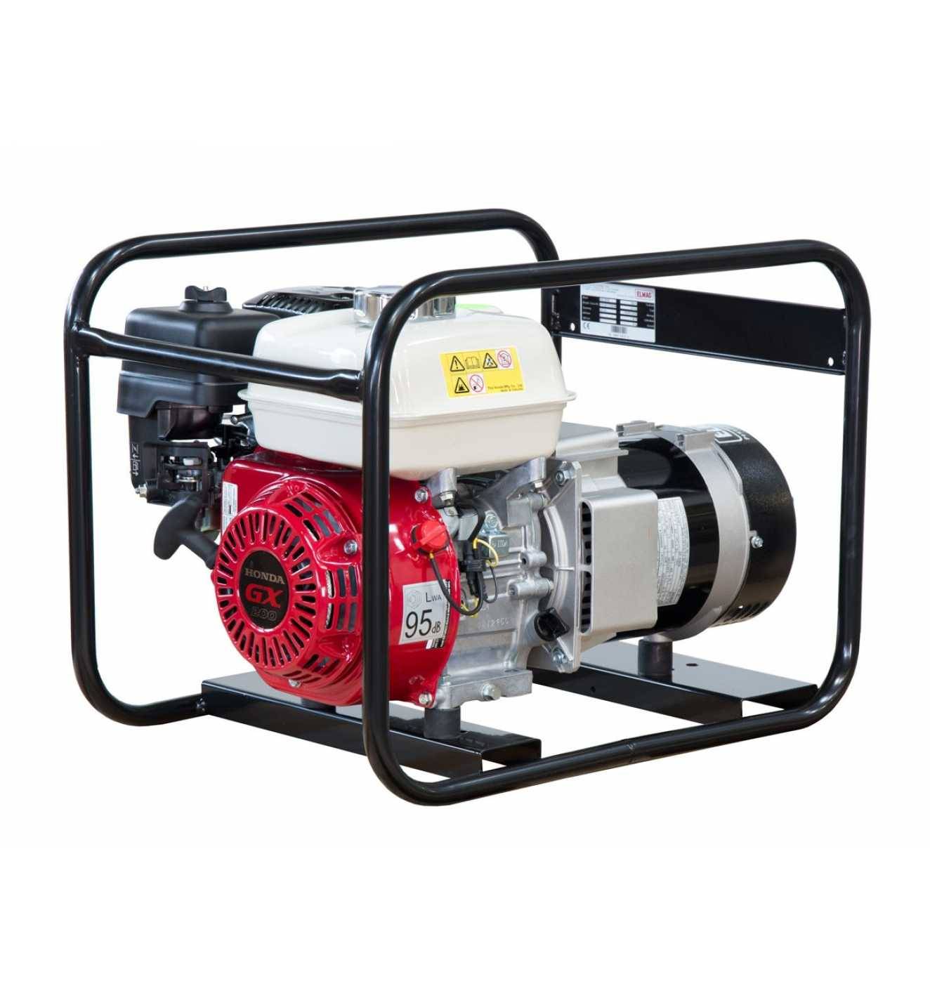 Stromerzeuger SEB 3300W Motorleistung 3,8kW m.HONDA-Motor GX200 Benzin ELMAG-0