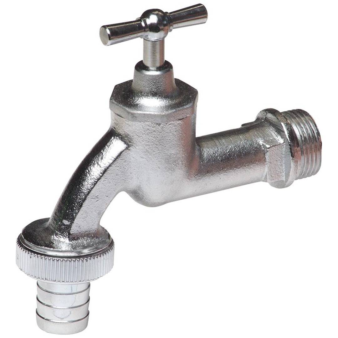 floraworld Wasserhahn Messing AG D 3/4Z Tülle 3/4Z mit Auslauftülle-0