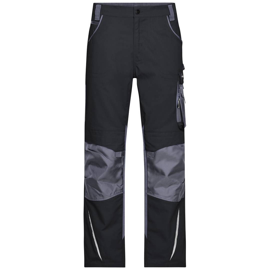 James & Nicholson Arbeitsbundhose JN832 Gr. 56 black/carbon-0