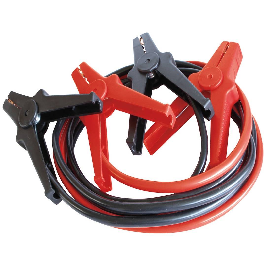 Starthilfekabelset CU-Kabel Länge 2x3,5m D.25qm inkl. Polklemme vollisoliert-0