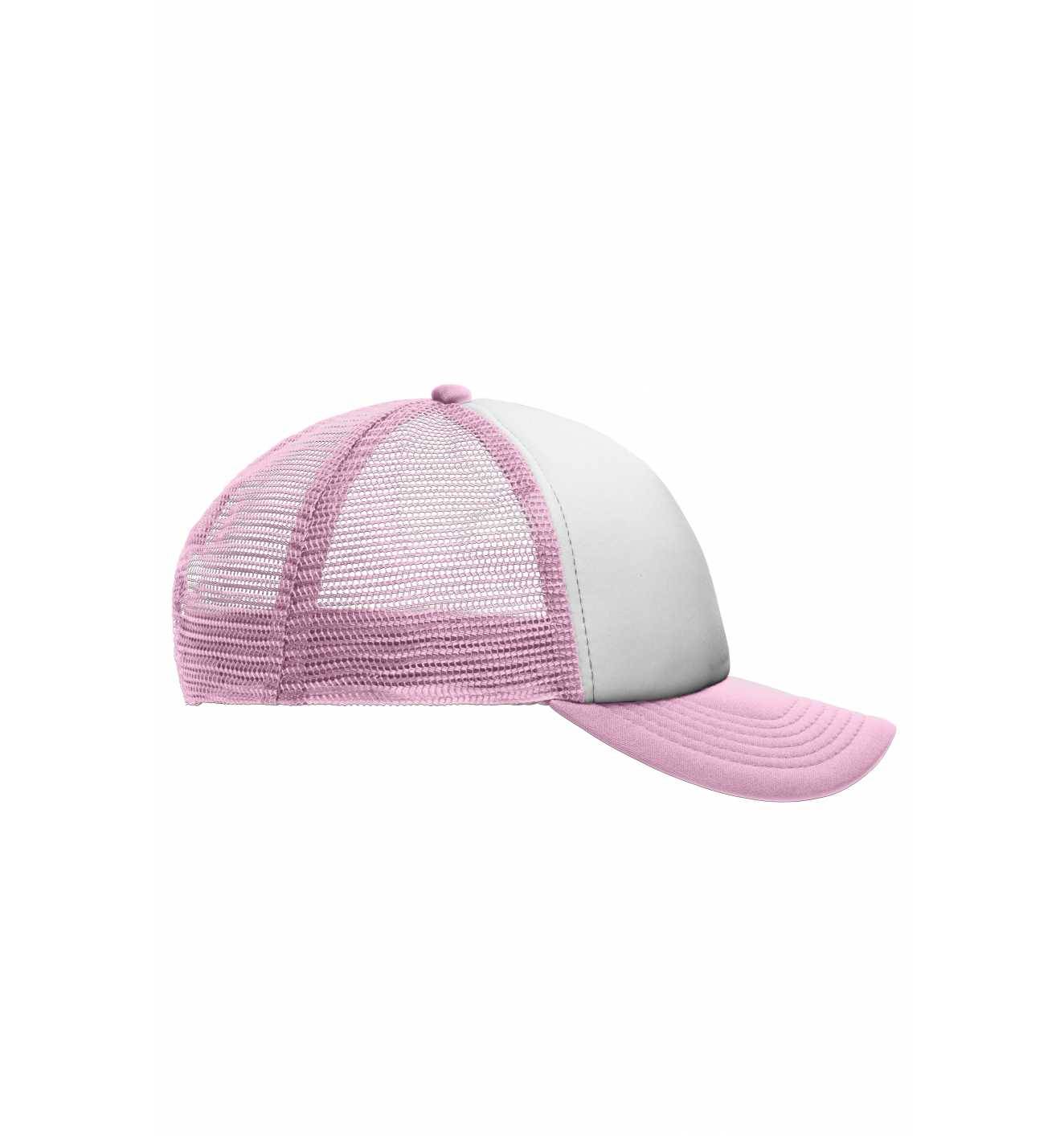 myrtle beach 5 Panel Kappe Kinder MB071 Einheitsgröße white/baby-pink-2