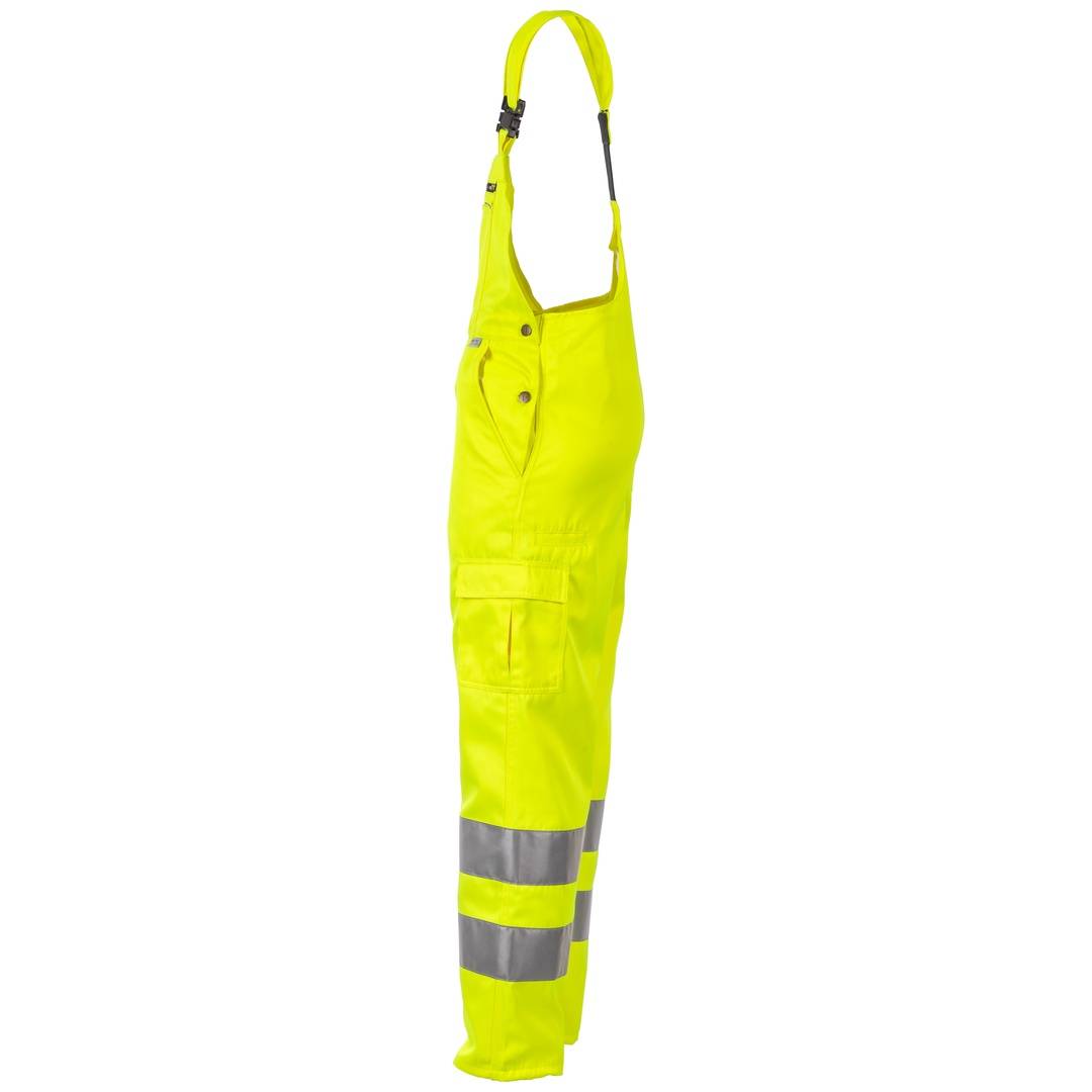 Planam Warnschutz Latzhose uni Gr. 50 gelb-1