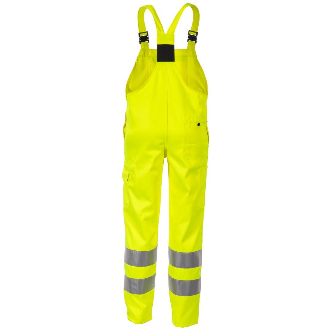 Planam Warnschutz Latzhose uni Gr. 50 gelb-2
