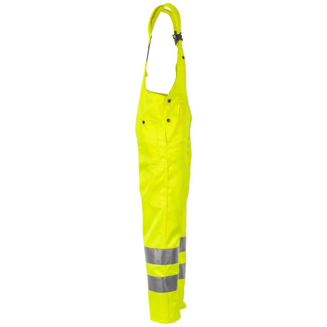 Planam Warnschutz Latzhose uni Gr. 50 gelb-3