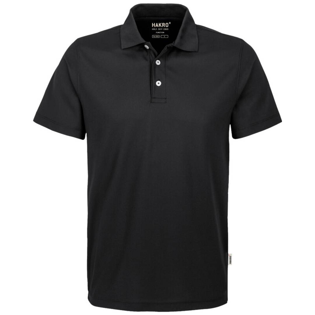 HAKRO Poloshirt Coolmax #806 Herren Gr. L schwarz