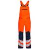 ENGEL Warnschutz Latzhose Safety Herren 3544-314 Gr. 54 orange/blue ink