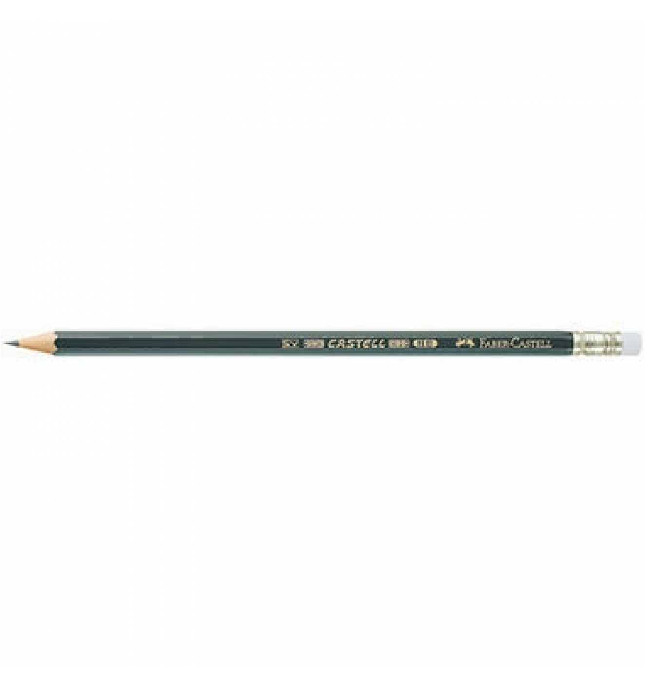 Faber-Castell Bleistift CASTELL 9000 119200 HB dunkelgrün-0
