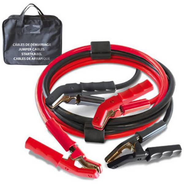 Starthilfekabelset CU-Kabel Länge 2x5m D.50qm inkl. Polklemme vollisoliert ELMAG