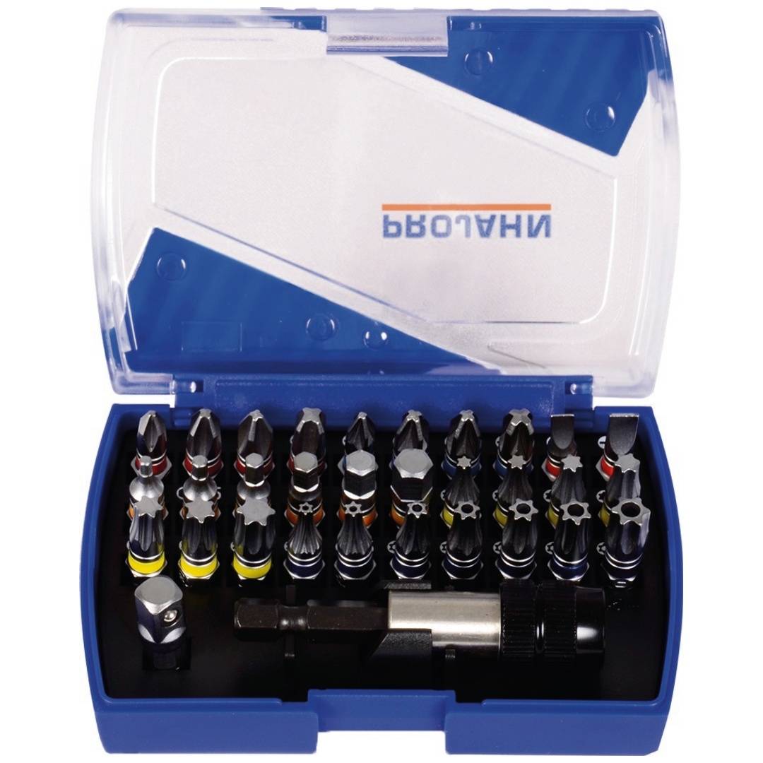 1/4 Zoll PROJAHN Bit Box mit markierten Bits 32tlg-0