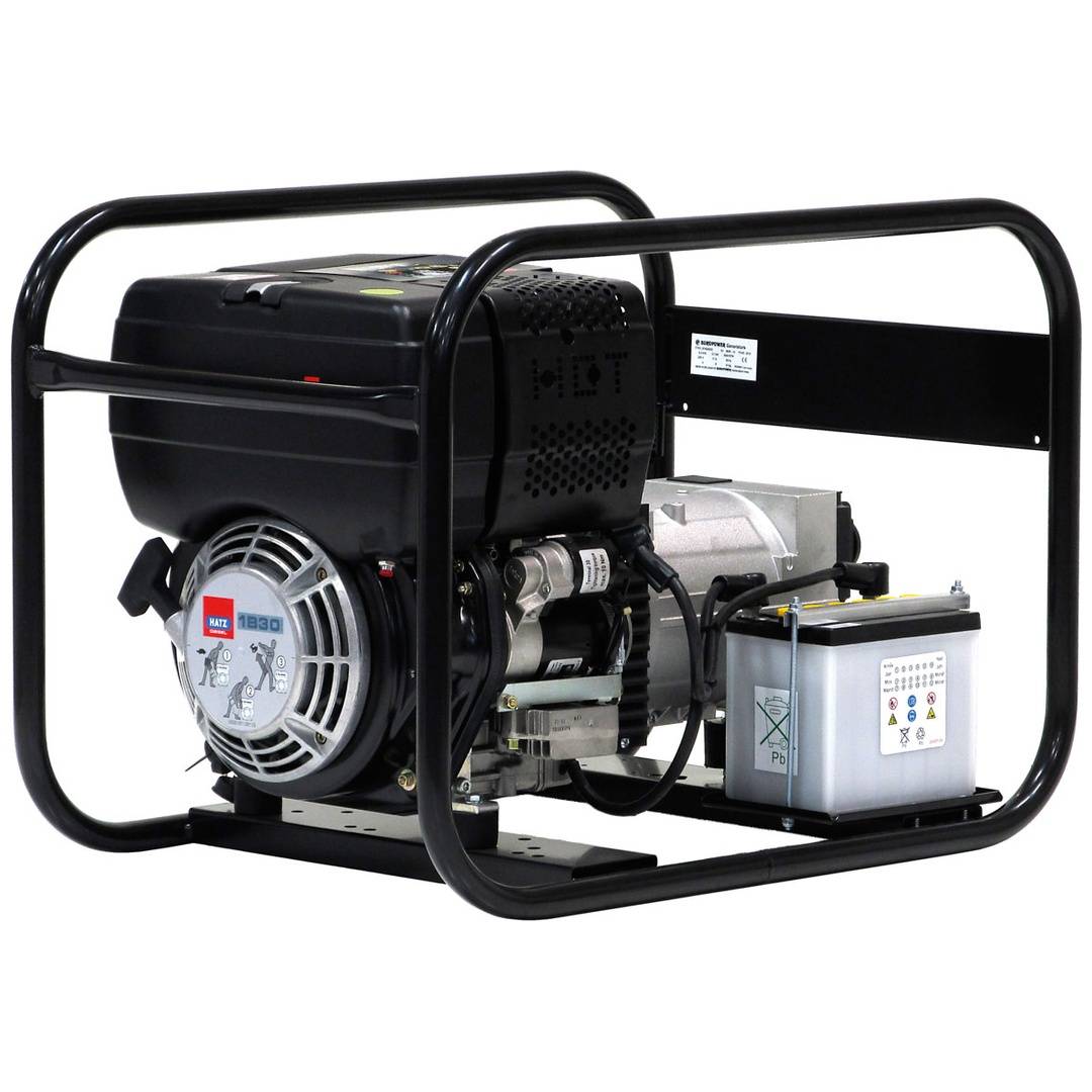 Stromerzeuger SED 6000W-AVR Motorleistung 7,1kW m.HATZ-Motor 1B40 Diesel ELMAG-0