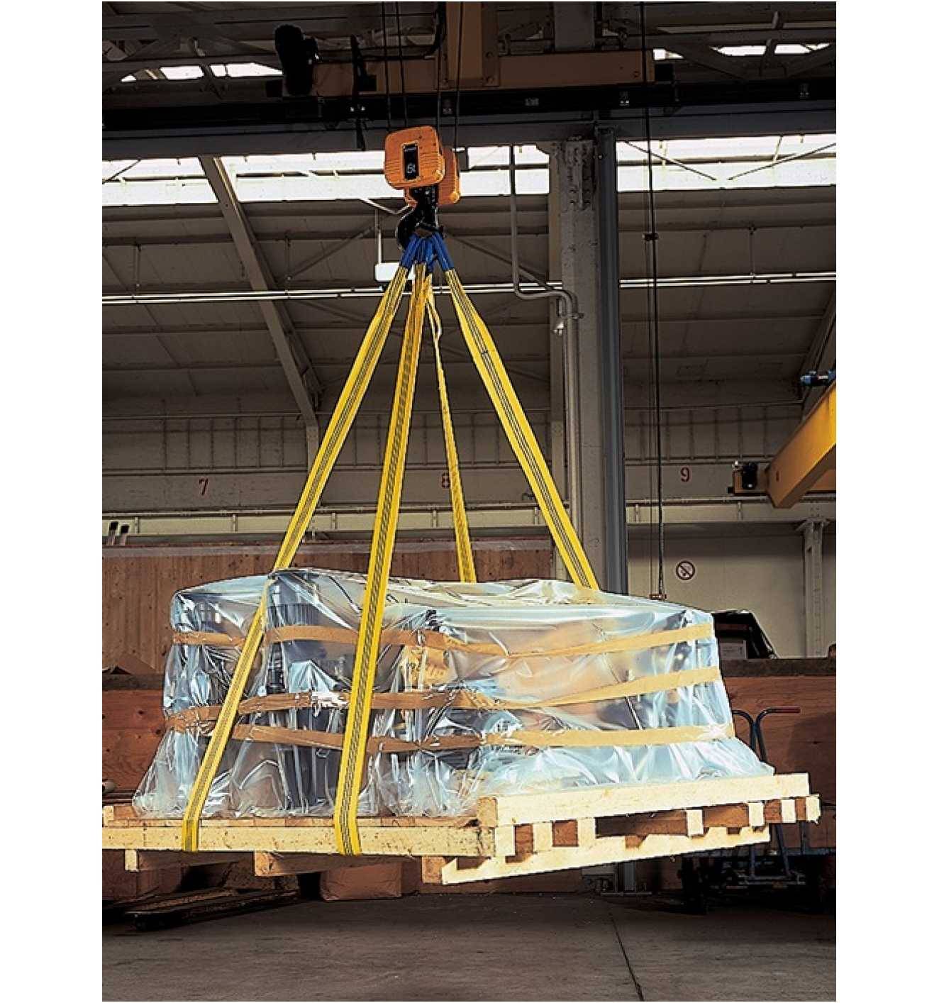 Dolezych Hebeband DIN EN 1492-1 L. grau Tragf.einf.4000kg-1
