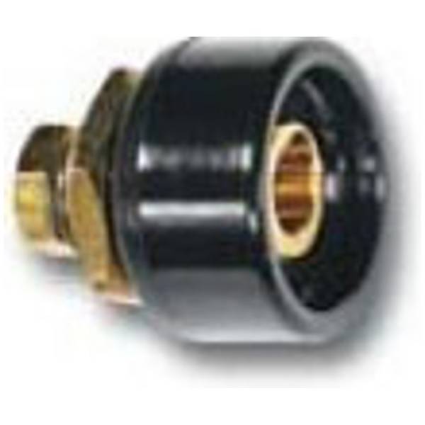 Einbaubuchse 10/16/25qmm f.Zapfen-D.9mm schwarz ELMAG