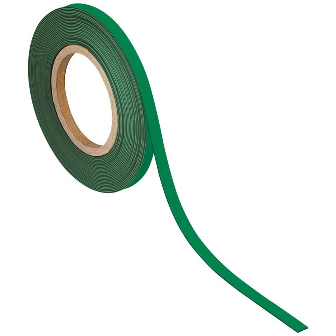 MAUL Kennzeichnungsband magnetisch, 10 mm x 10 m, Farbe grün-0