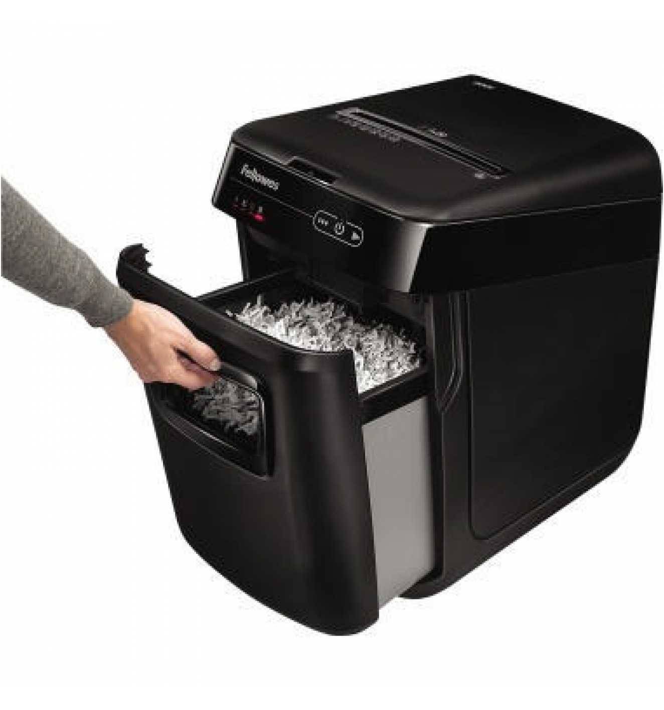 Fellowes Aktenvernichter AutoMax 200C 4653601 Partikelschnitt sw-1
