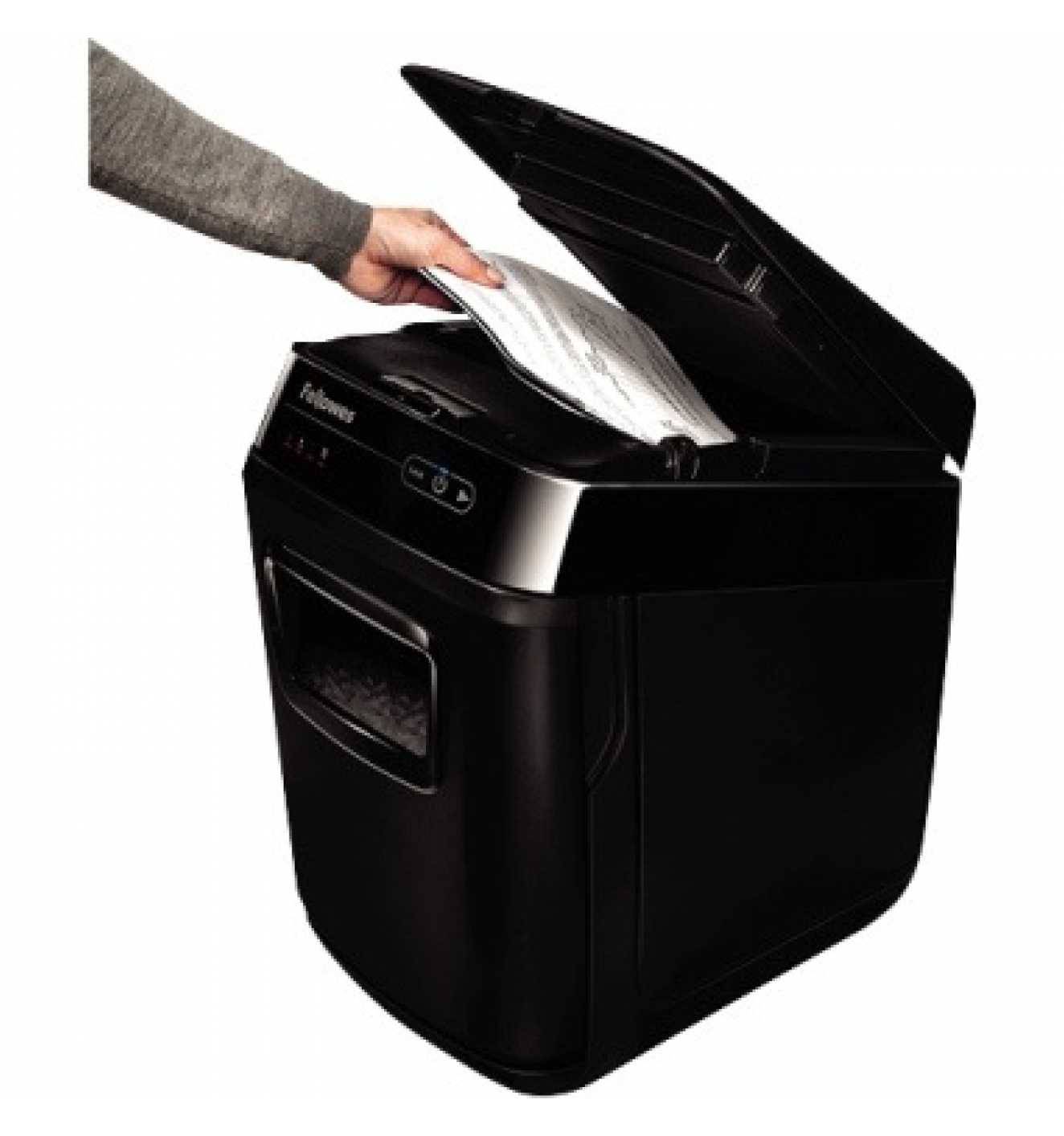 Fellowes Aktenvernichter AutoMax 200C 4653601 Partikelschnitt sw-2