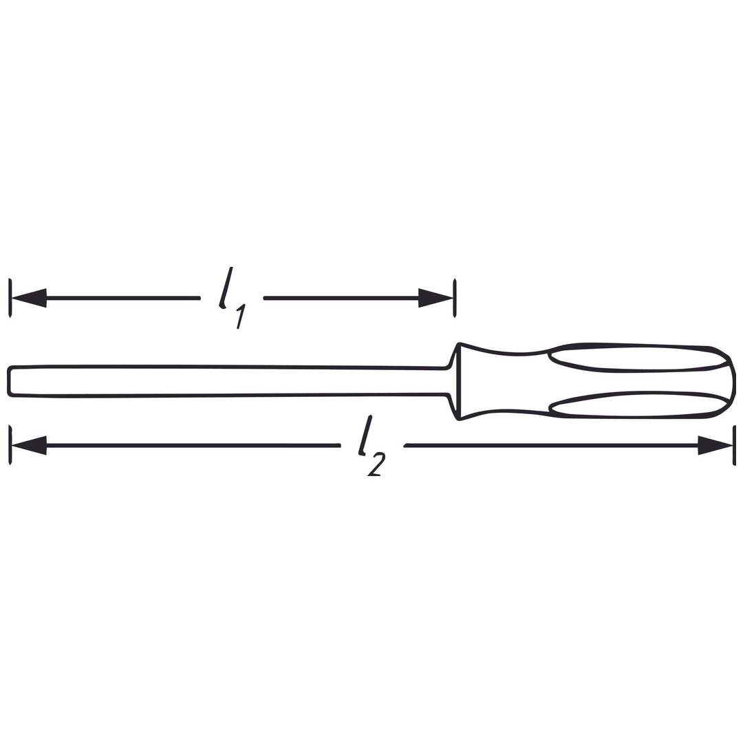 Hazet Schraubendreher trinamic, Innen TORX Profil, T25, Art.Nr. 803LG-T25-1