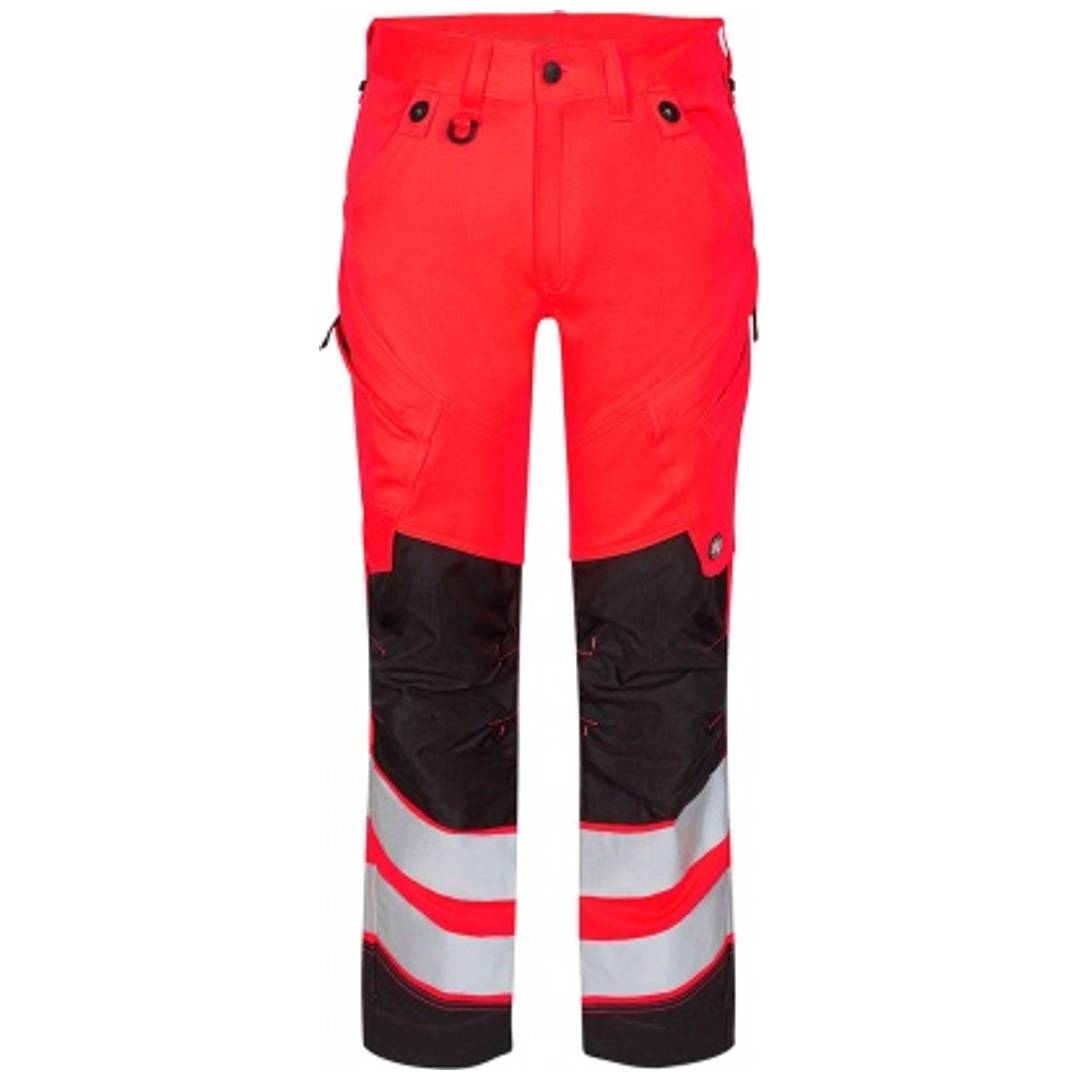 ENGEL Warnschutz Bundhose Safety Herren 2544-314 Gr. 62 rot/schwarz