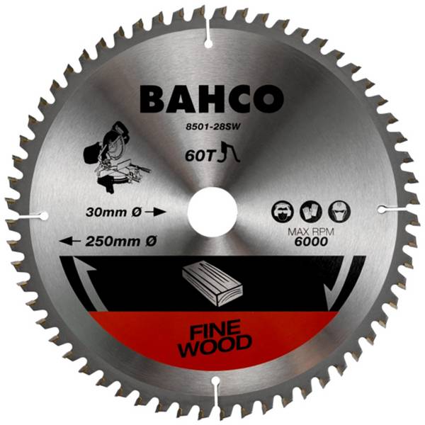 Bahco Kreissägeblatt, 216 mm, 48 Zähne, 0° Schnittwinkel