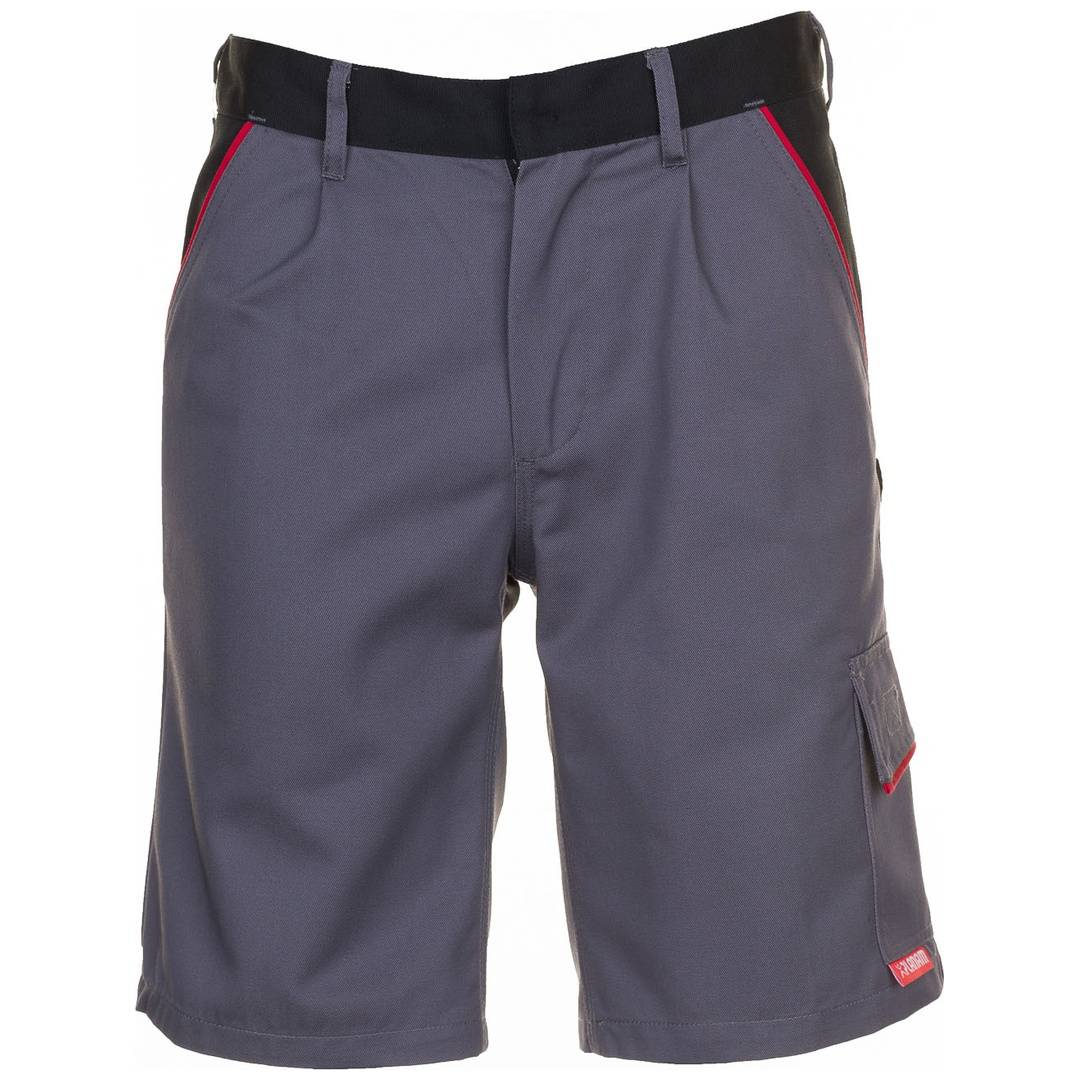Planam Shorts Highline Gr. 4XL schiefer/schwarz/rot