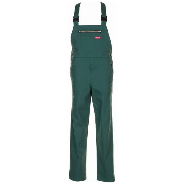 Latzhose, 100% BW, 290 g/ qm,Gr.42,mittelgrün