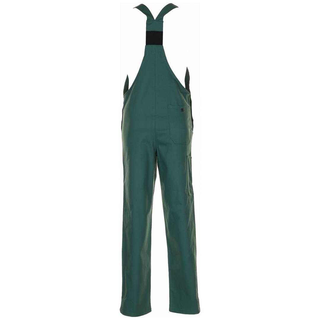 Latzhose, 100% BW, 290 g/ qm,Gr.42,mittelgrün-2