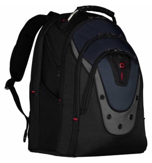 Wenger Businessrucksack Ibex 600638 17Zoll schwarz/blau/grau